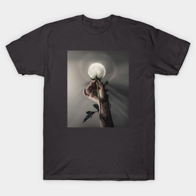 Moon bloom T-Shirt by RoscoAdrian